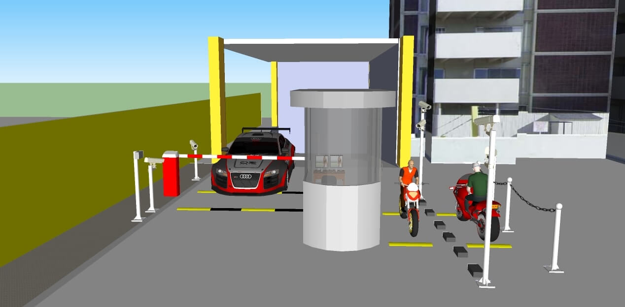 Hệ thống barie thông minh – giải pháp bãi đỗ xe thông minh