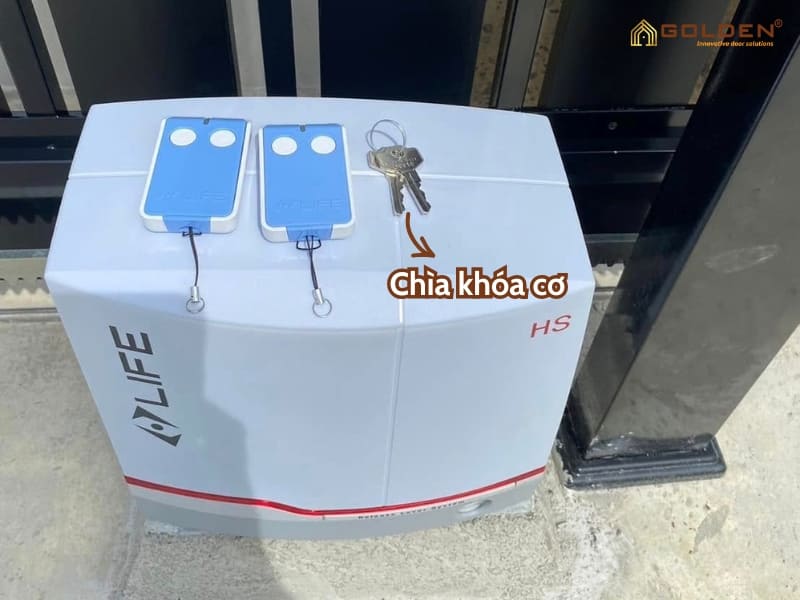 Có thể mở cổng tự động khi mất điện