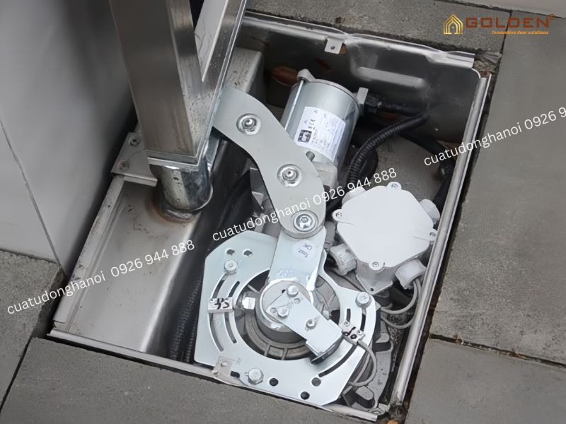 Motor cổng âm sàn