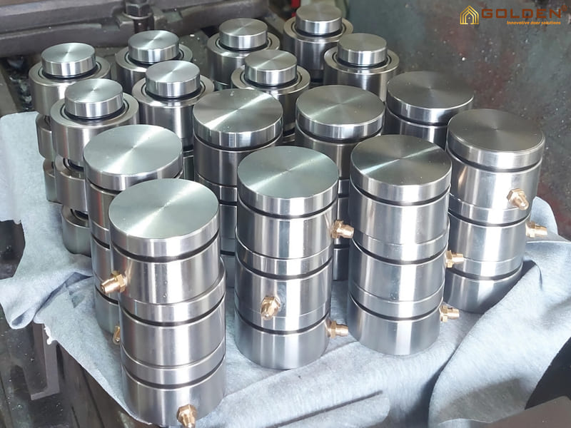Bản lề cối xoay 360 độ inox 304 D60 chịu tải tốt