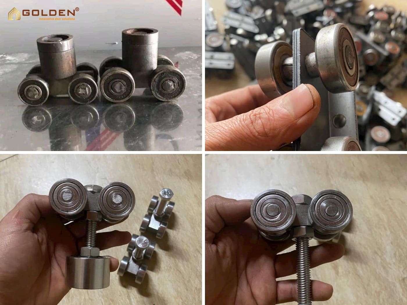 Các loại bánh xe cửa lùa 