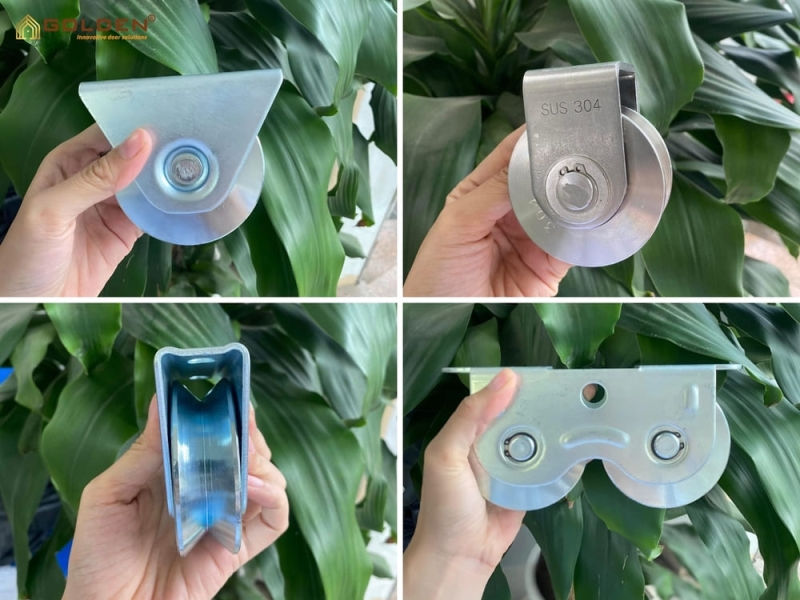 Giá bánh xe cửa lùa