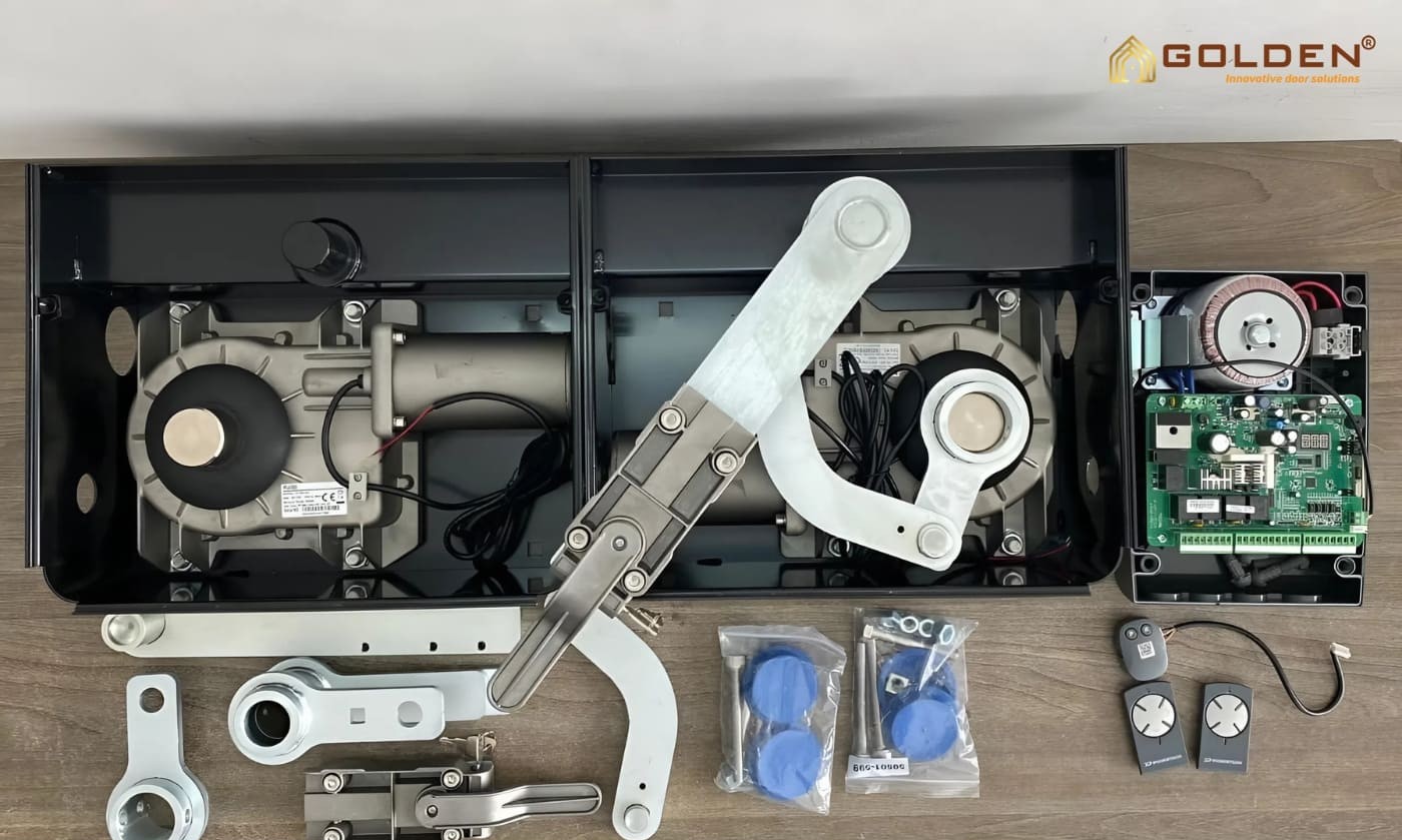 Motor cổng âm sàn