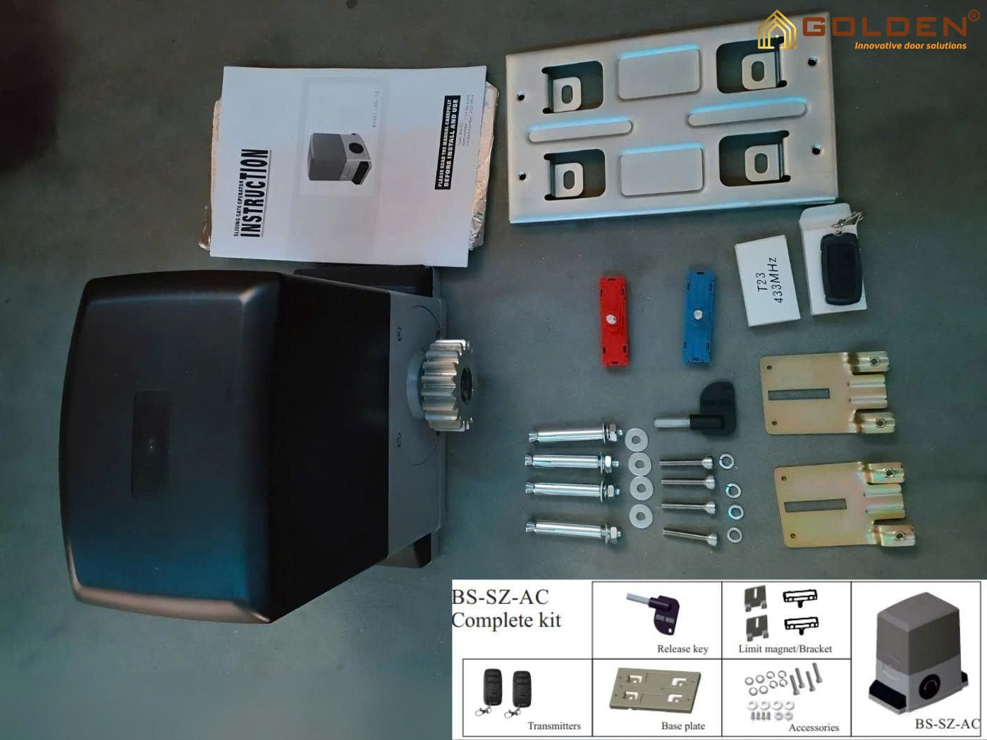 Cổng trượt tự động Bisen BS-SZ-2000-AC