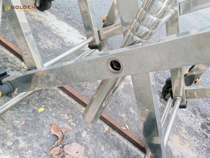Khắc phục những lỗi cổng xếp tự động thường gặp 17 Sửa chữa ray cổng xếp