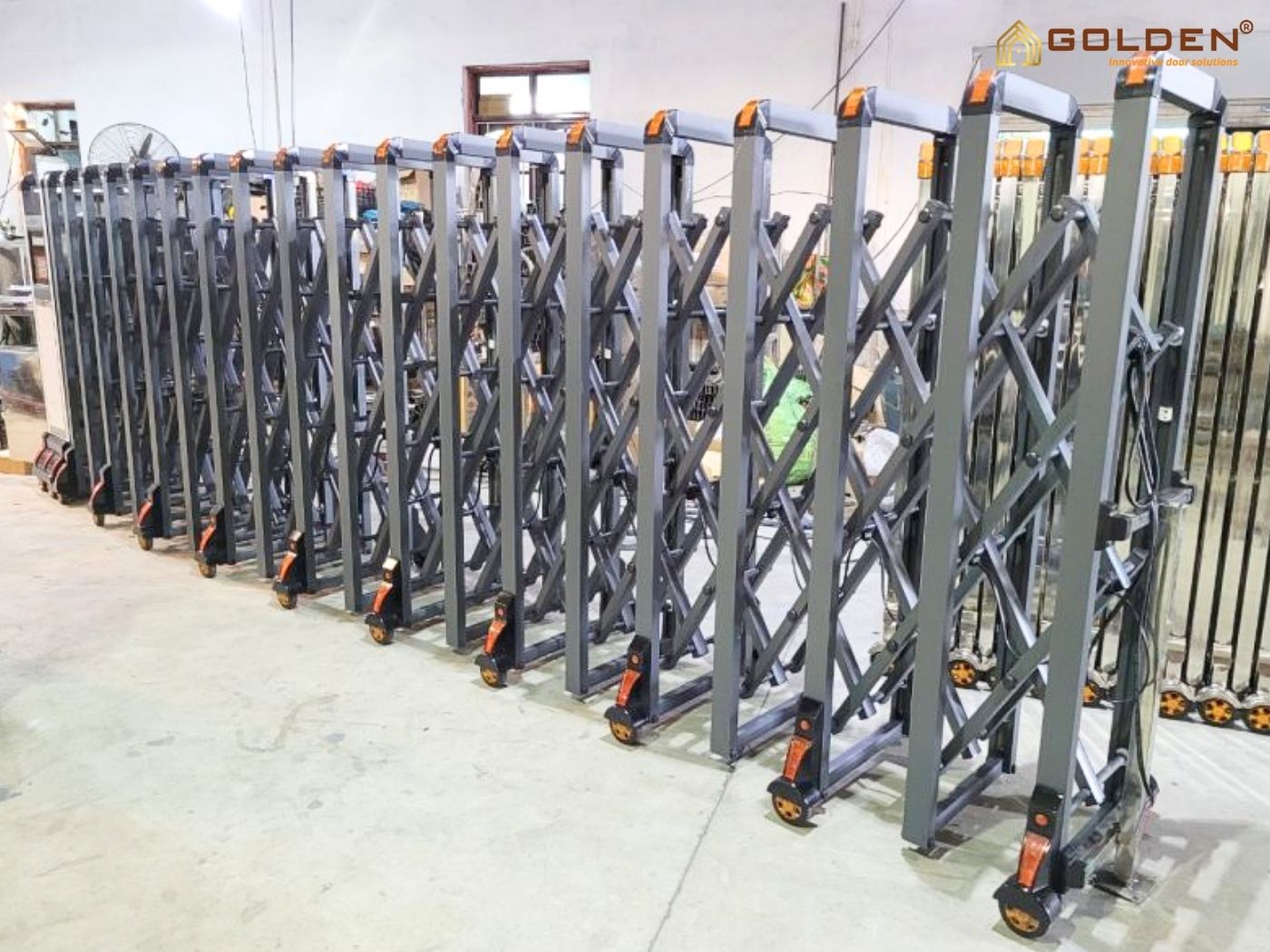 màu sắc cổng xếp