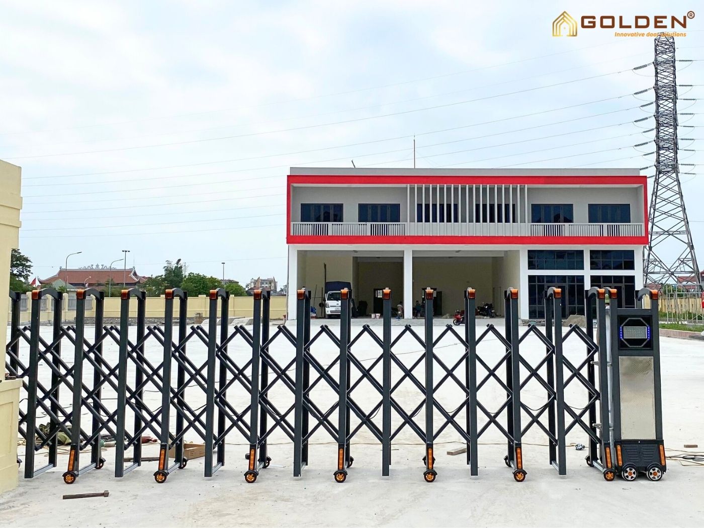 màu sắc cổng xếp