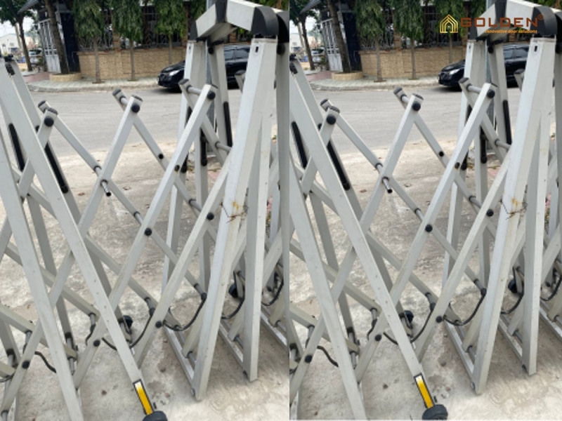 Khắc phục những lỗi cổng xếp tự động thường gặp 14 lỗi cổng xếp nhôm thường gặp