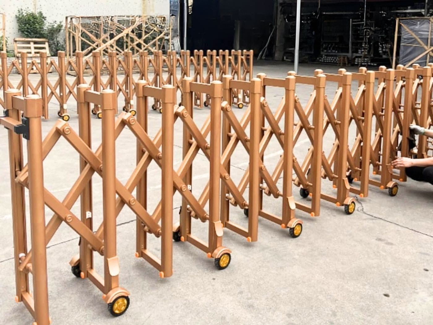 màu sắc cổng xếp