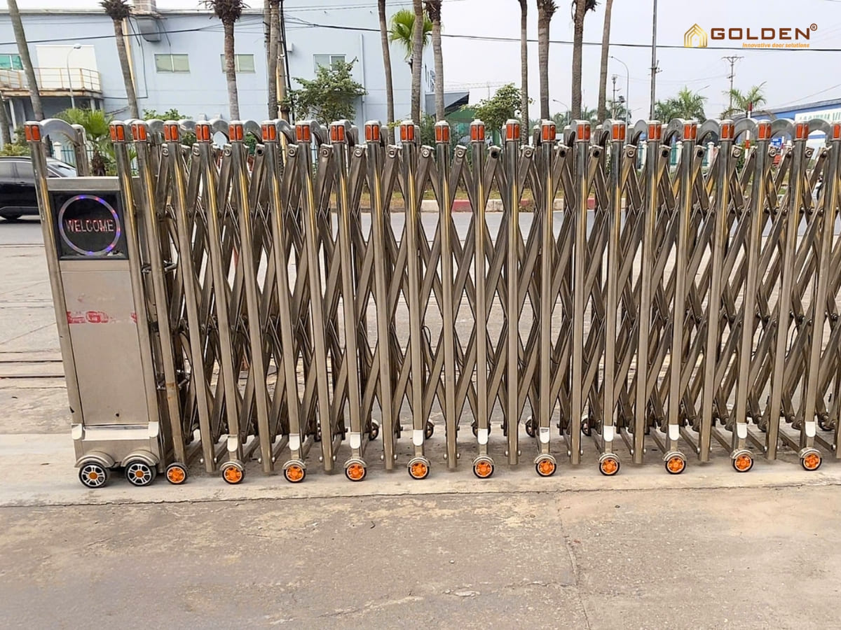 Bánh xe thân cổng xếp