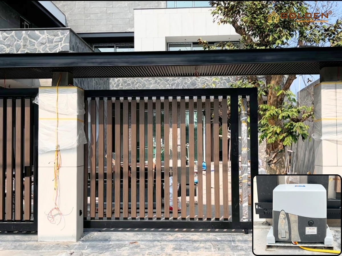 Lắp đặt cổng tự động tại khu đô thị Ciputra