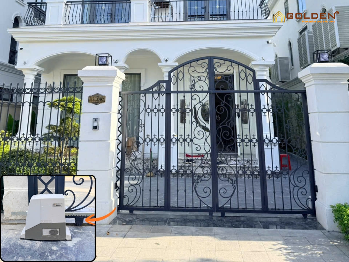 Lắp đặt cổng tự động tại khu đô thị Ciputra