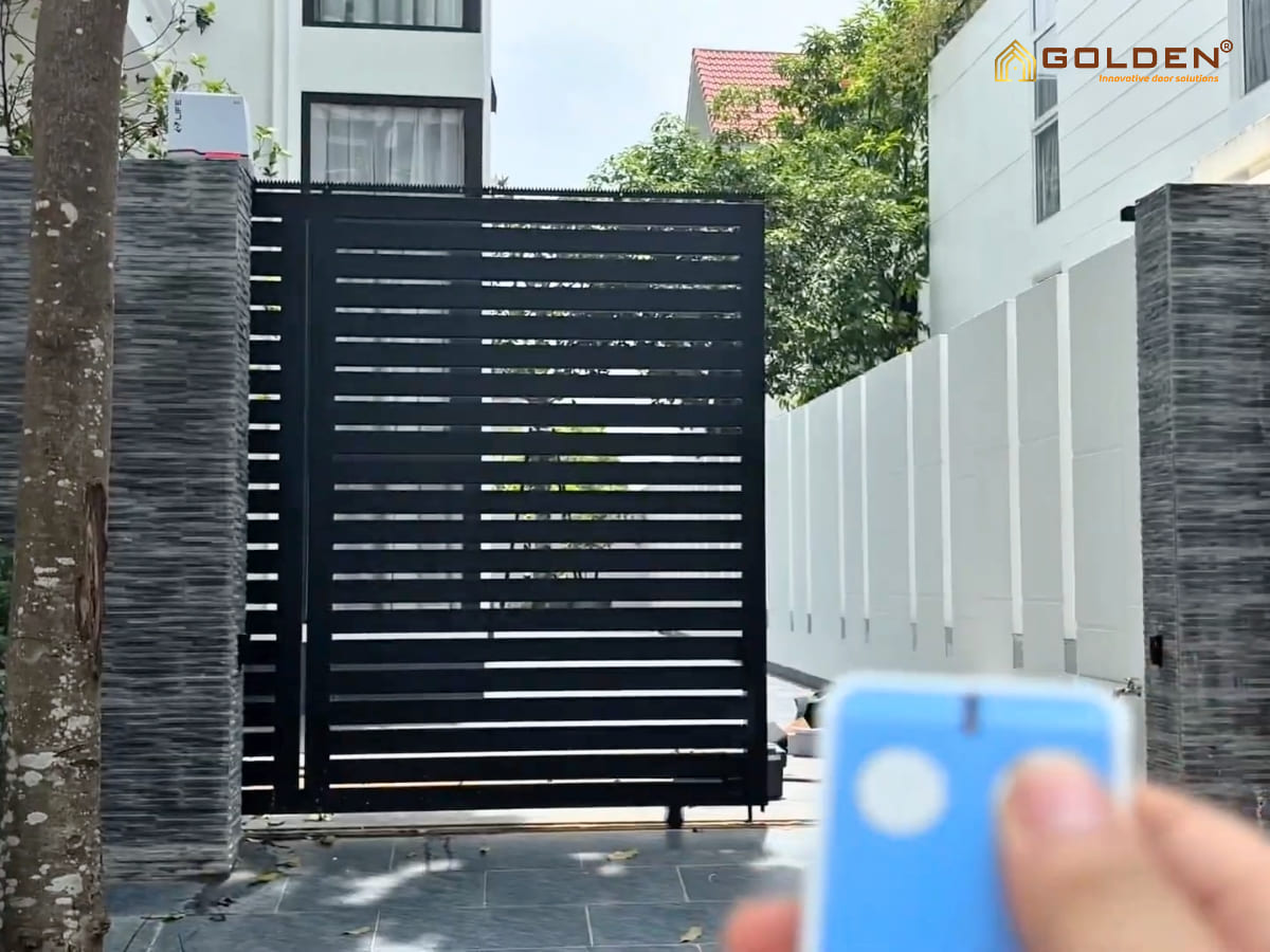 Lắp đặt cổng tự động tại khu đô thị Ciputra