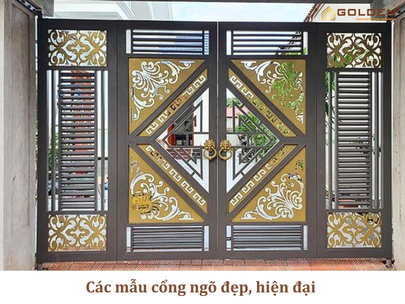 Các mẫu cổng ngõ đẹp, hiện đại dẫn đầu xu hướng