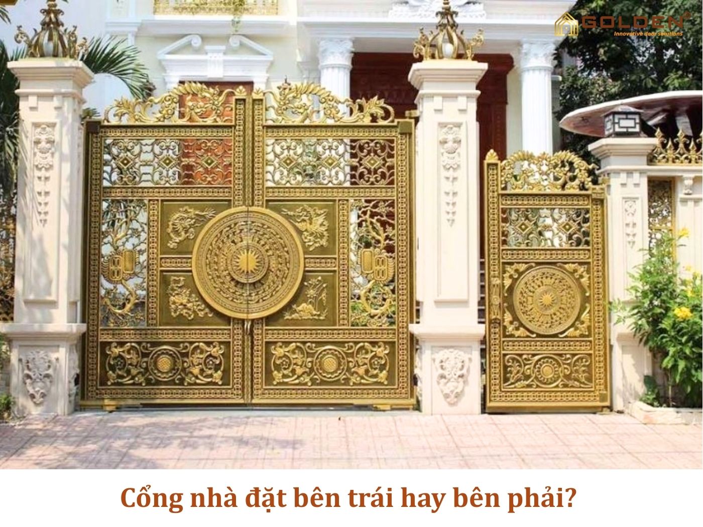 Cổng nhà đặt bên trái hay bên phải? Cách xác định hướng cổng phù hợp