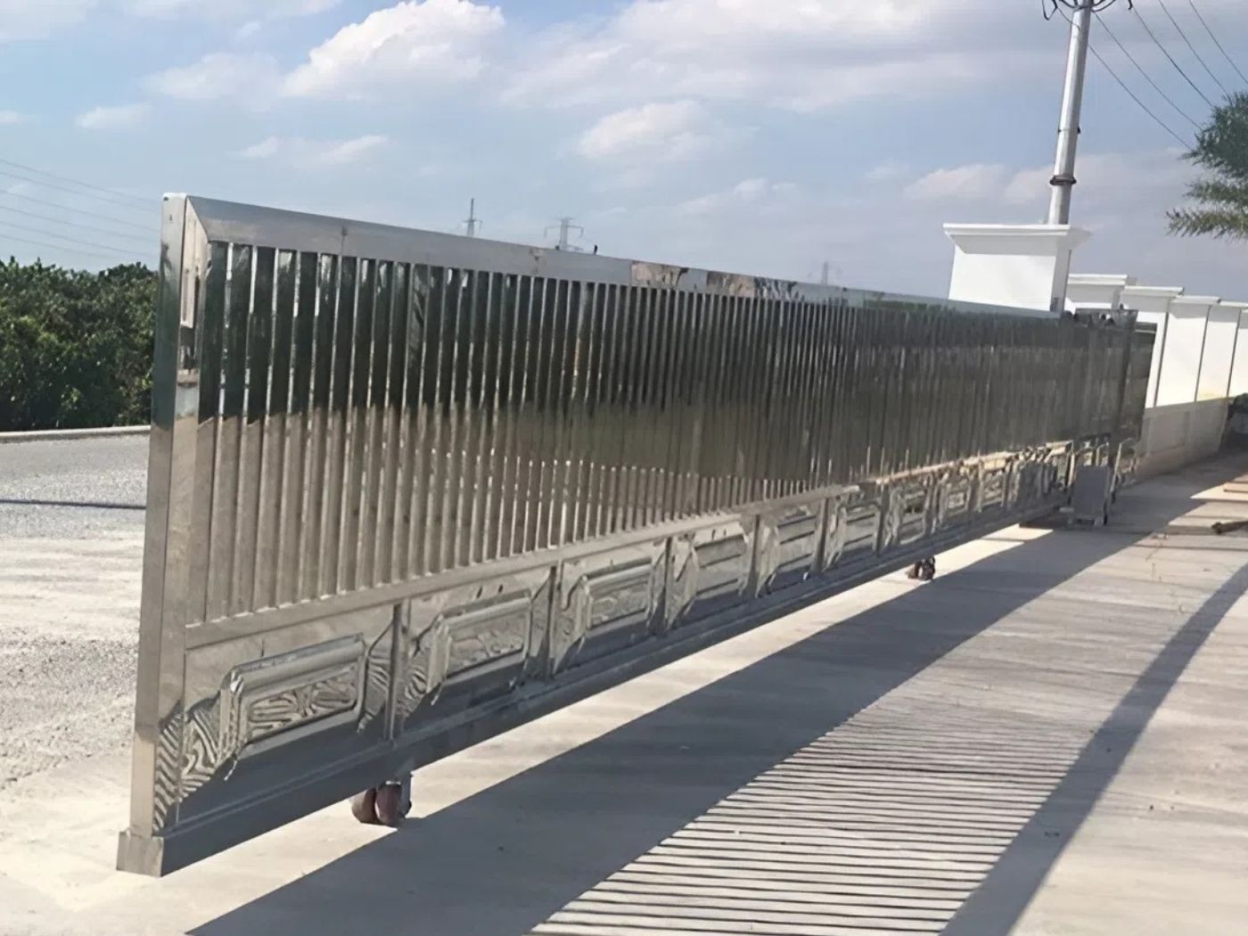 Mẫu cổng nhà xưởng