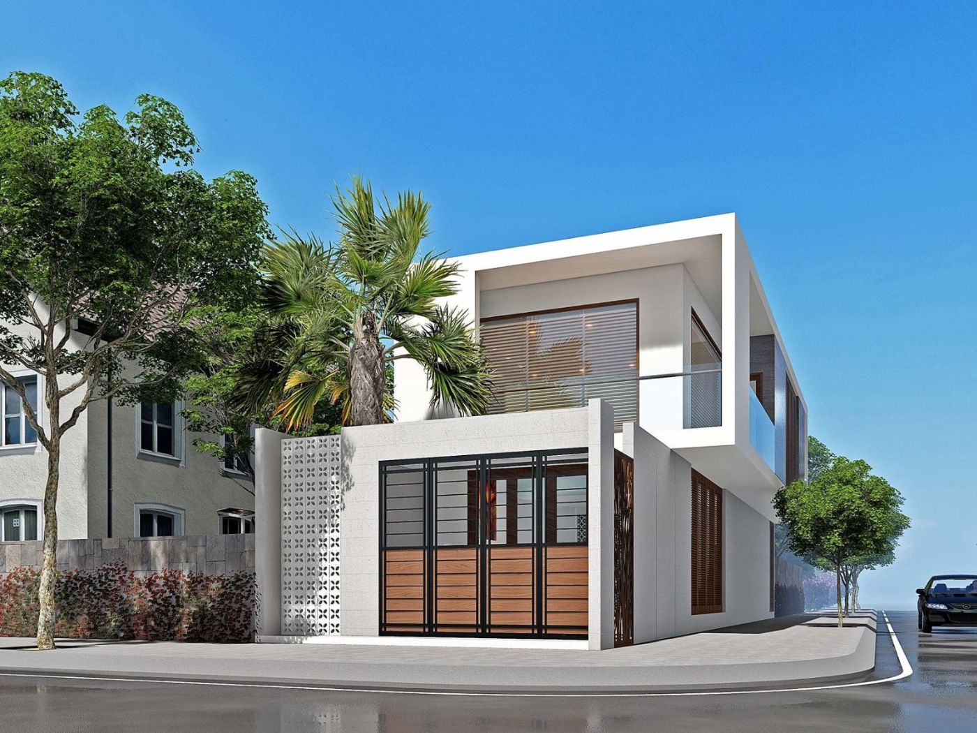 TOP 30+ mẫu cổng nhà phố đẹp, hiện đại 10 Mẫu cổng nhà phố đẹp