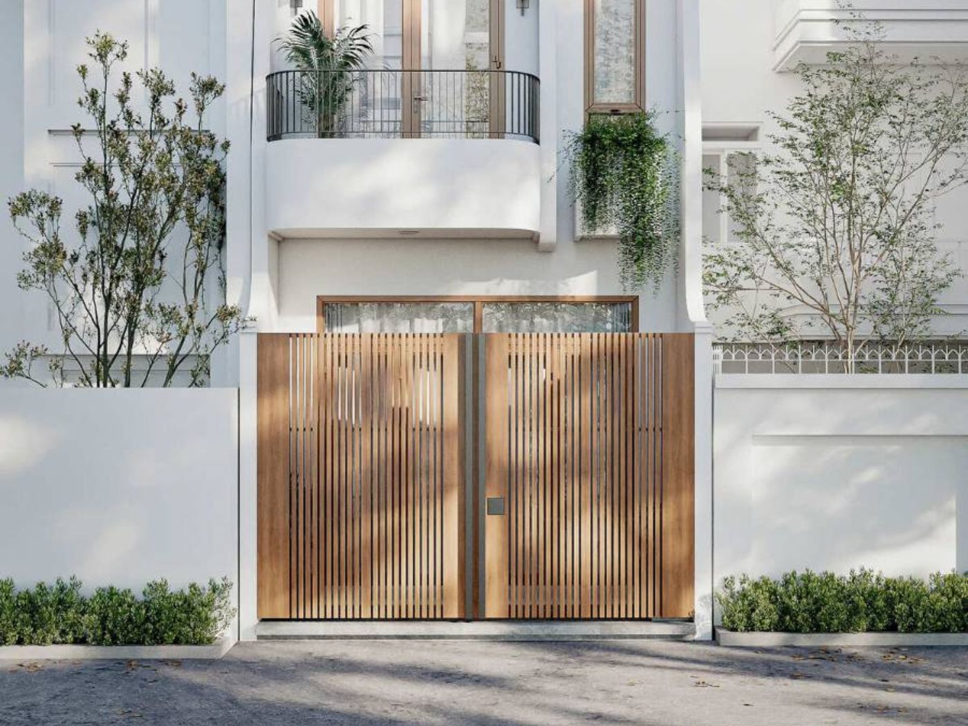 TOP 30+ mẫu cổng nhà phố đẹp, hiện đại 15 Cổng nhà phố hiện đại