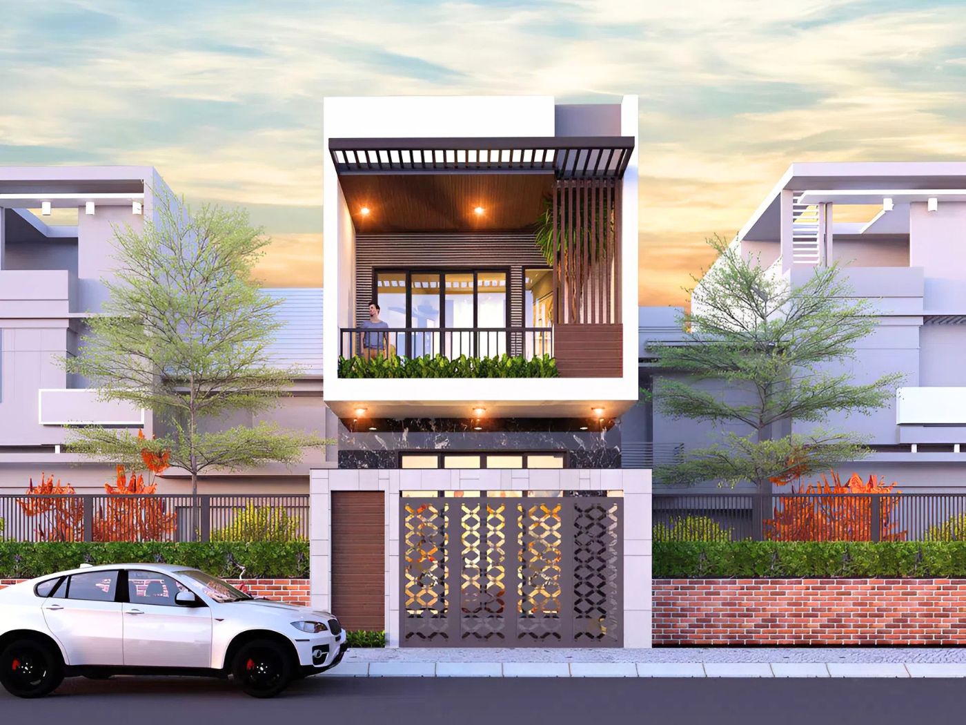 TOP 30+ mẫu cổng nhà phố đẹp, hiện đại 31 Cổng nhà phố đẹp