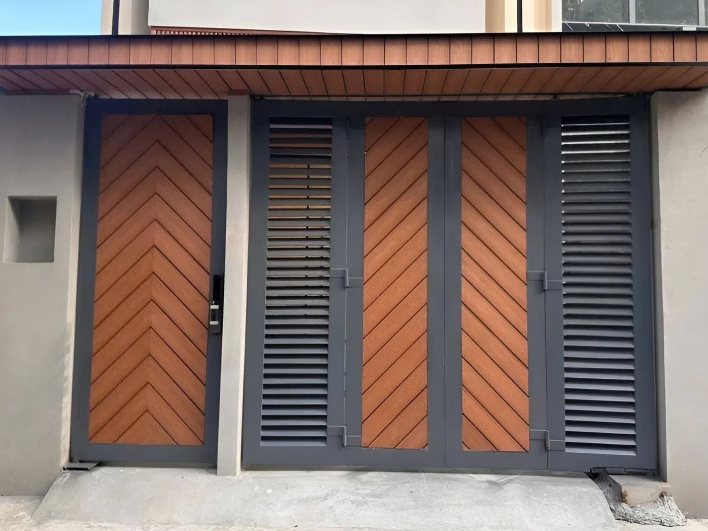 TOP 30+ mẫu cổng nhà phố đẹp, hiện đại 4 Mẫu cổng nhà phố đẹp