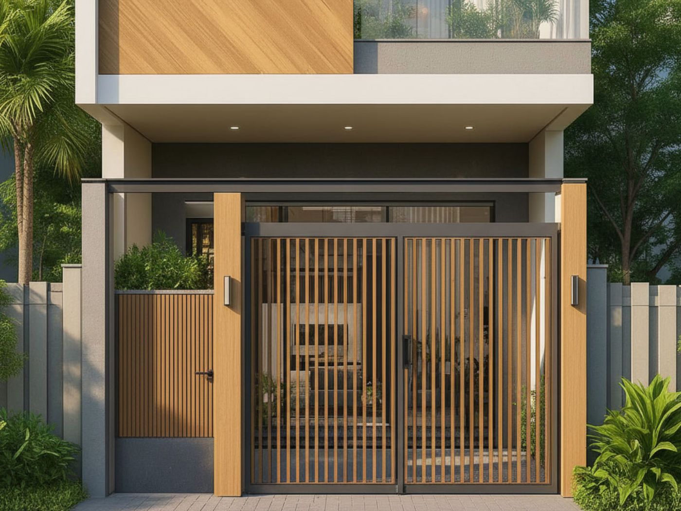 TOP 30+ mẫu cổng nhà phố đẹp, hiện đại 30 Cổng nhà phố đẹp