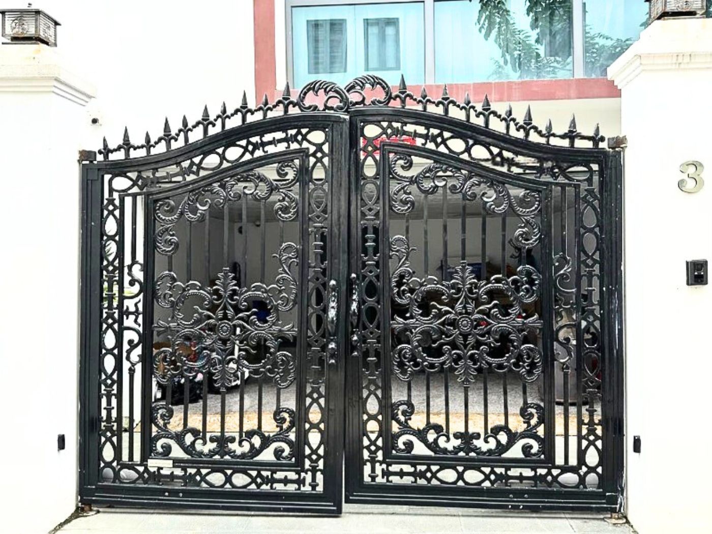 Mẫu cổng nhà tân cổ điển