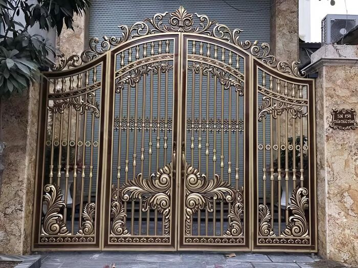 Mẫu cổng nhà tân cổ điển