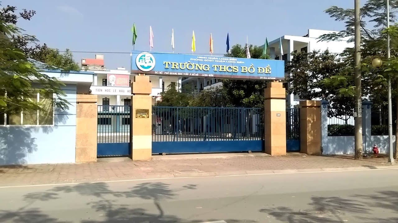 Mẫu cổng trường cấp 2 đẹp