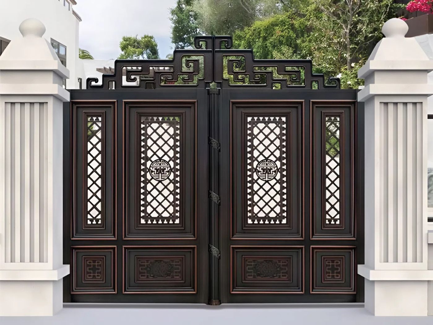 Mẫu cổng tân cổ điển đẹp