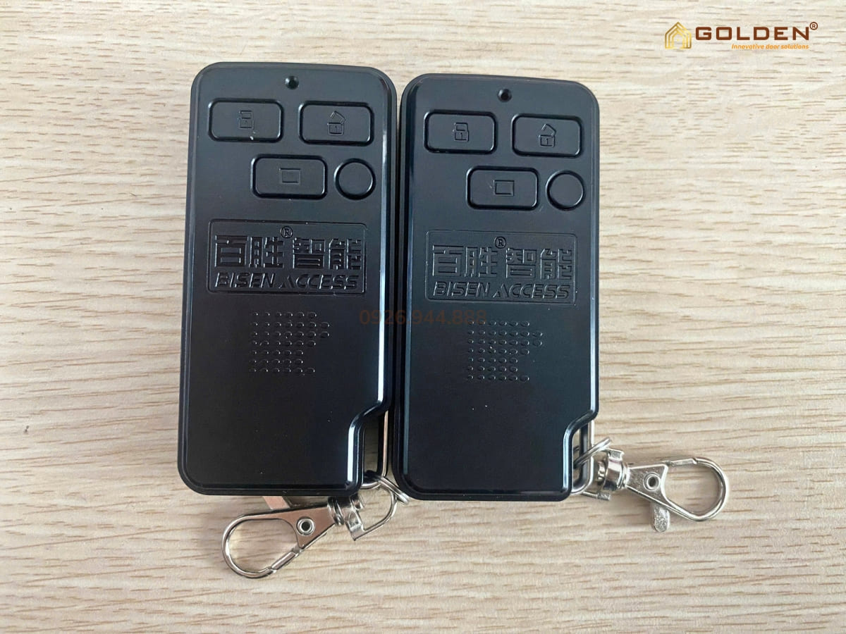 Remote cổng xếp tự động Bisen T27