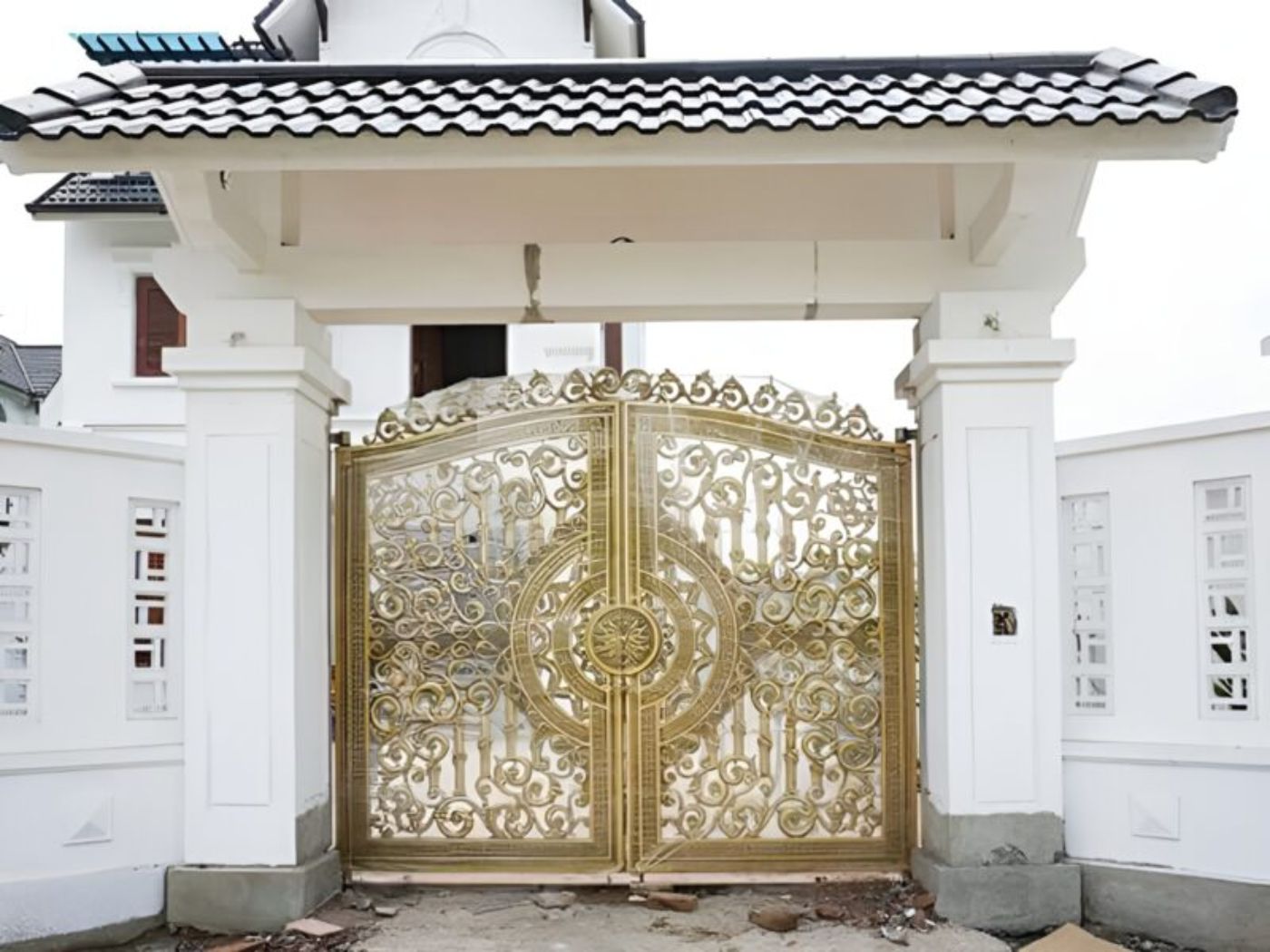 Mẫu cổng tân cổ điển đẹp