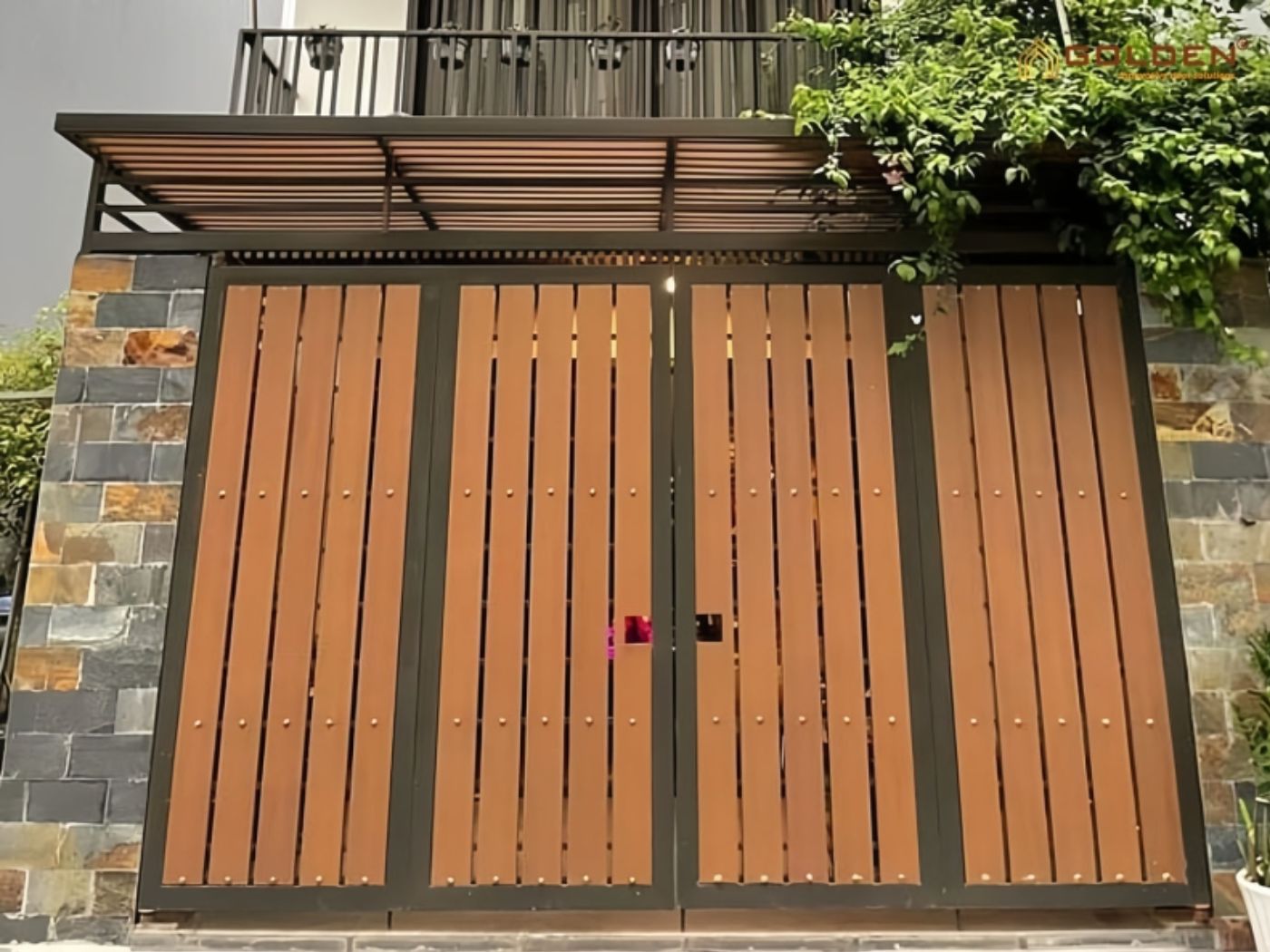 Mẫu cổng nhà ống đẹp