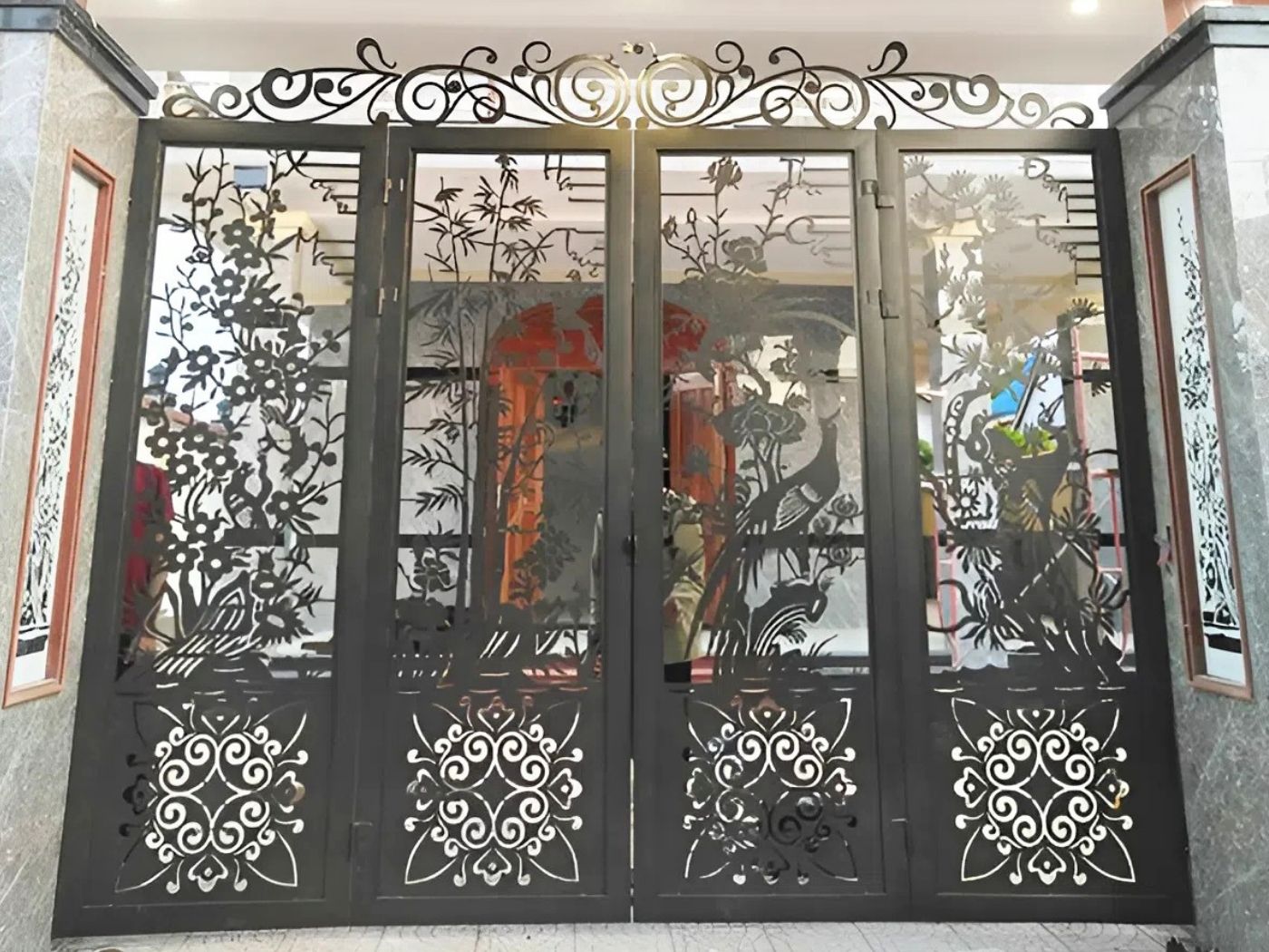 Mẫu cổng nhà ống đẹp