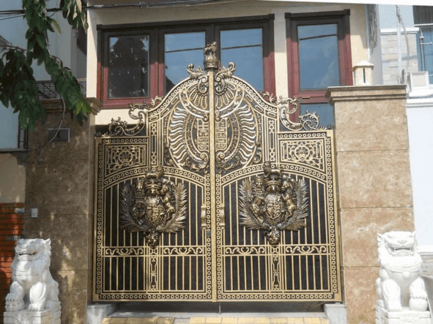 Mẫu cổng nhà ống đẹp