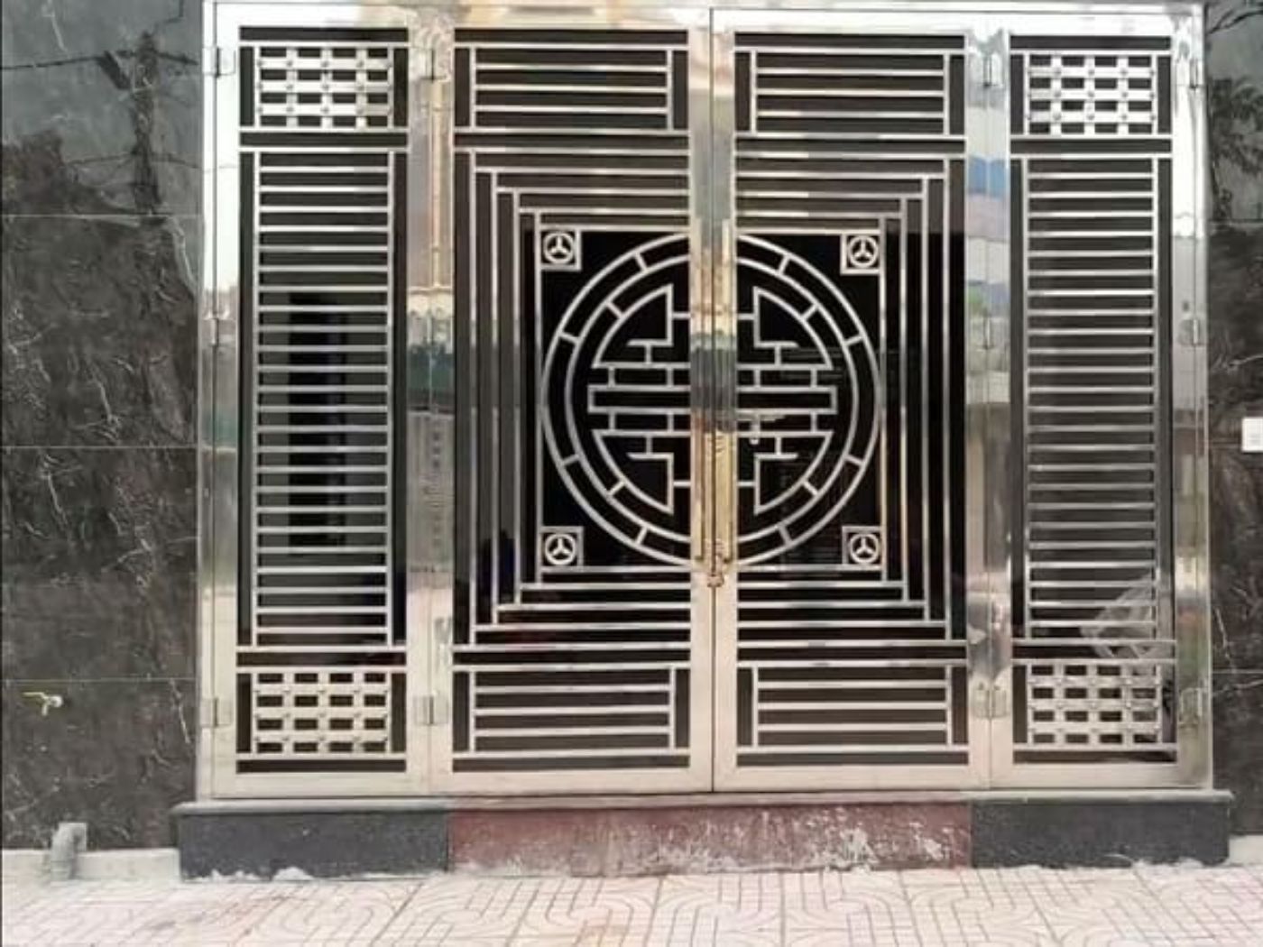 Mẫu cổng nhà ống đẹp