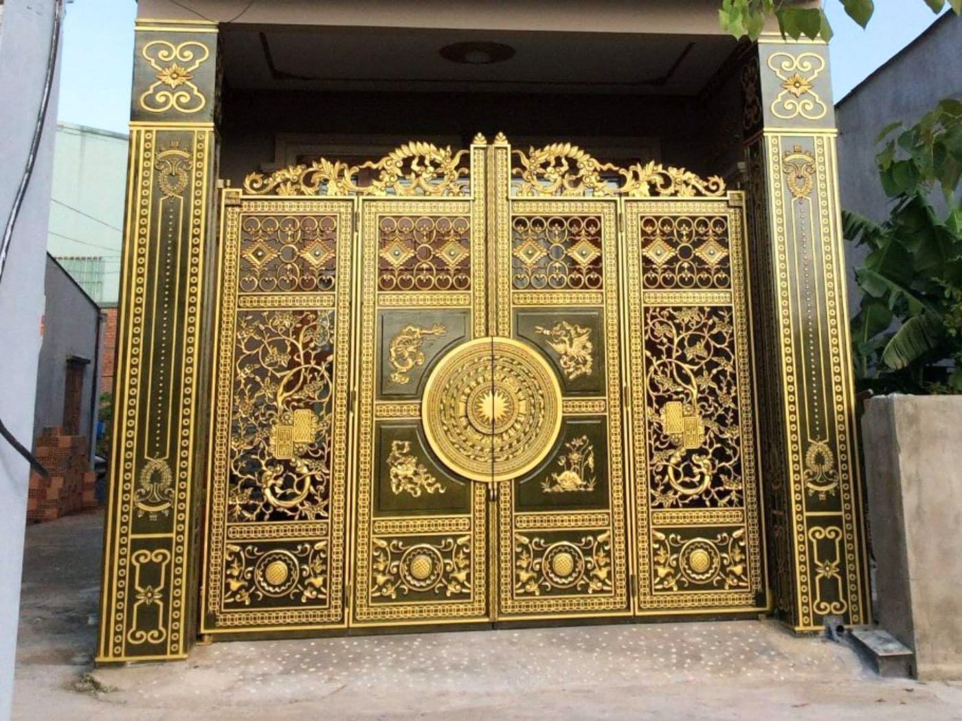 Mẫu cổng nhà ống đẹp