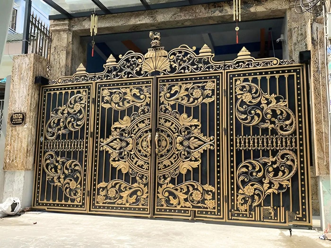 Mẫu cổng nhà ống đẹp