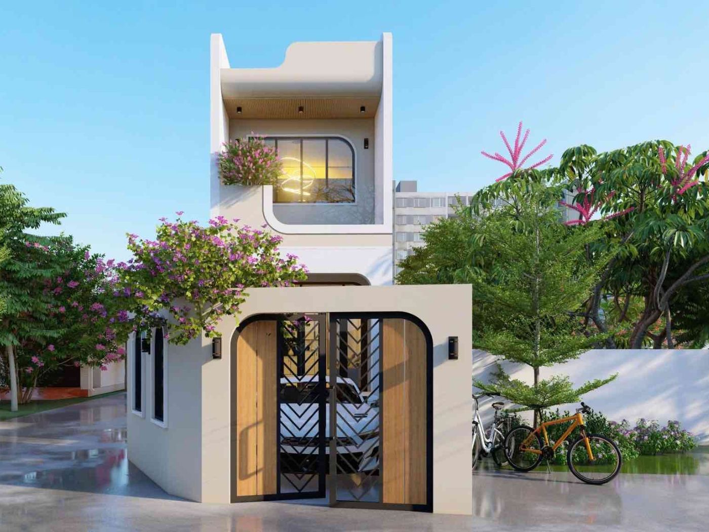 TOP 30+ mẫu cổng nhà phố đẹp, hiện đại 1 Mẫu cổng nhà phố đẹp