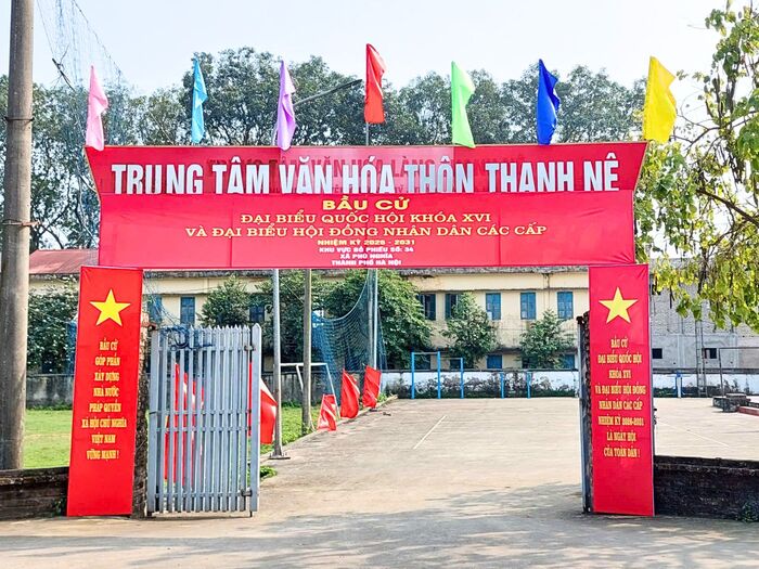 Mẫu cổng nhà văn hóa