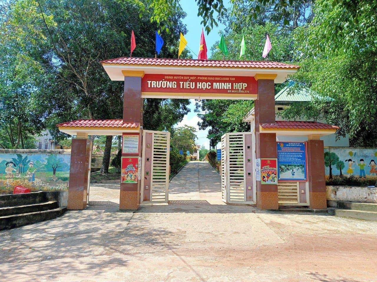 Mẫu cổng trường đẹp