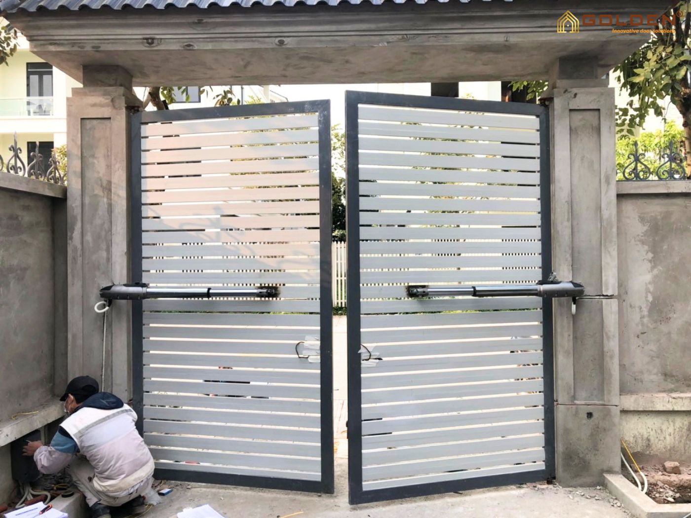 Lắp đặt cổng tự động tại Hưng Yên