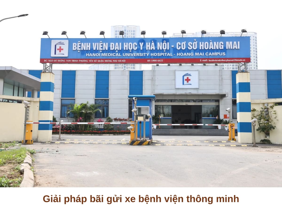 Giải pháp bãi giữ xe bệnh viện thông minh, tự động