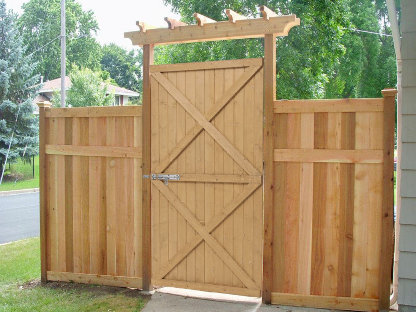 Mẫu cổng phụ đẹp