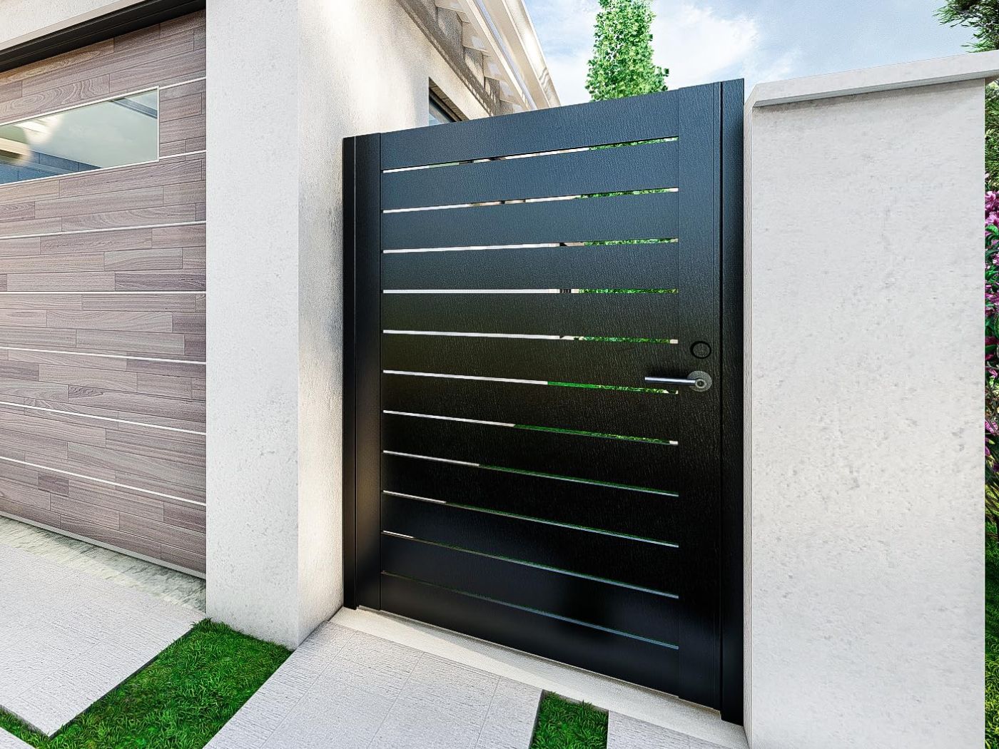 Mẫu cổng phụ đẹp