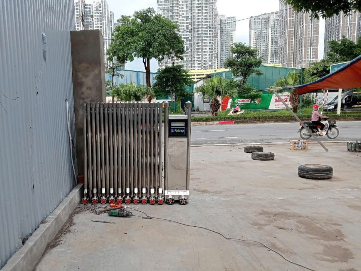 Cổng xếp cho ngân hàng