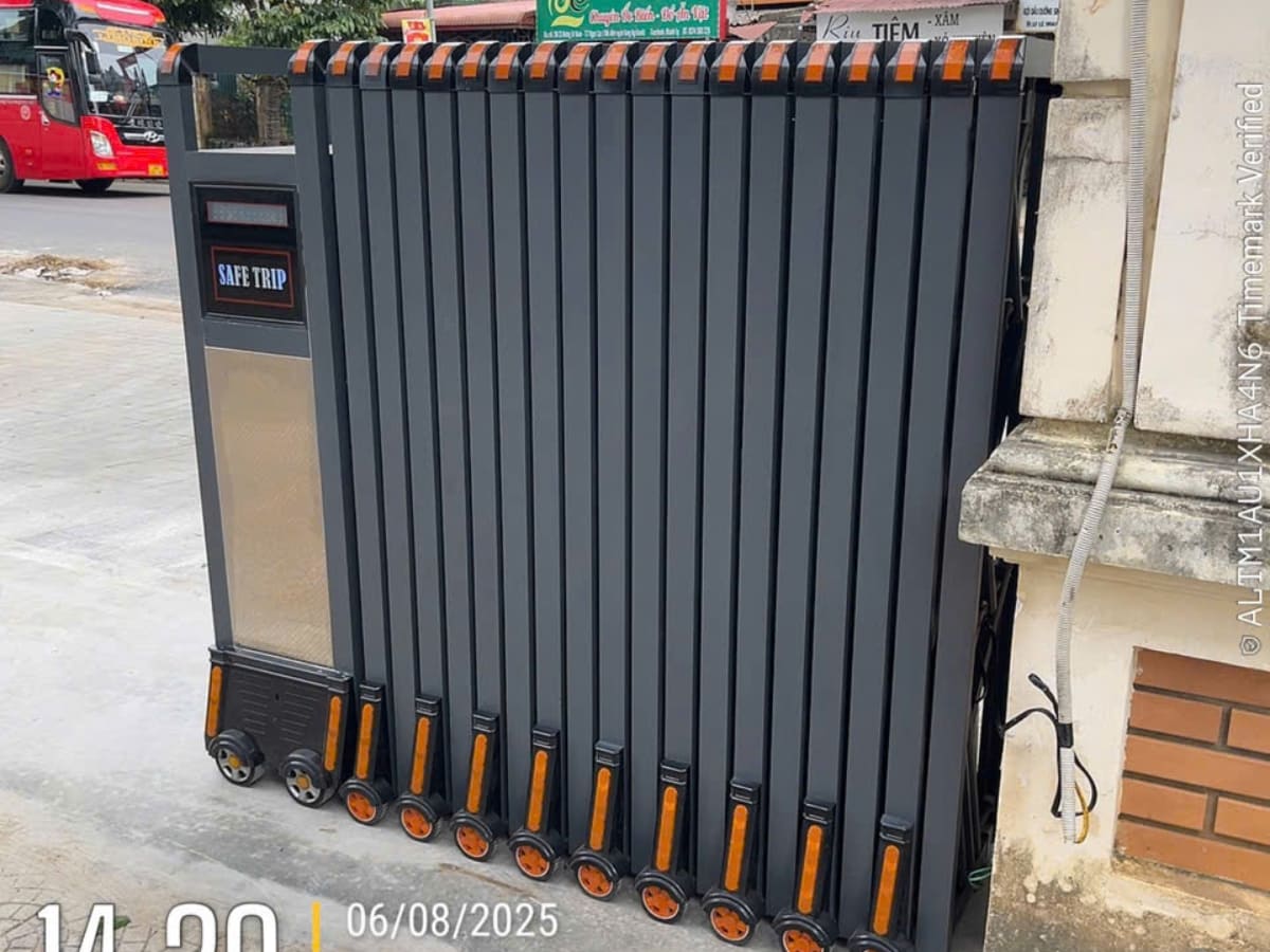 Cổng xếp cho ngân hàng