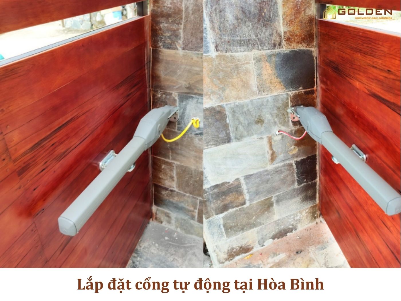 Lắp đặt cổng tự động tại Hòa Bình