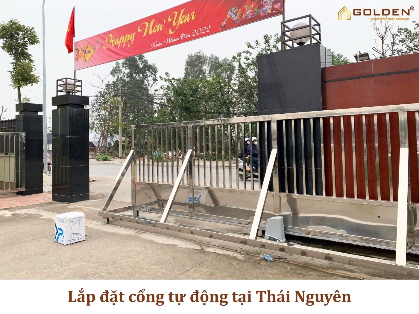 Lắp đặt cổng tự động tại Thái Nguyên