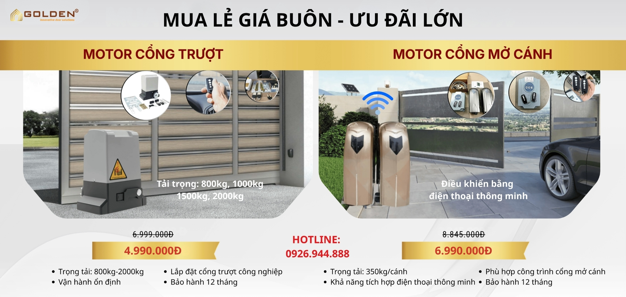 Khuyến mãi cổng tự động