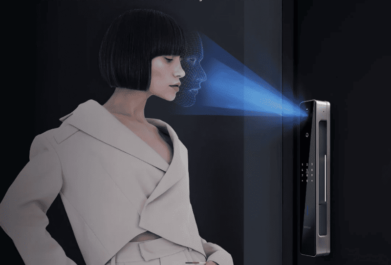 Khóa cửa nhận diện khuôn mặt hoạt động ổn định